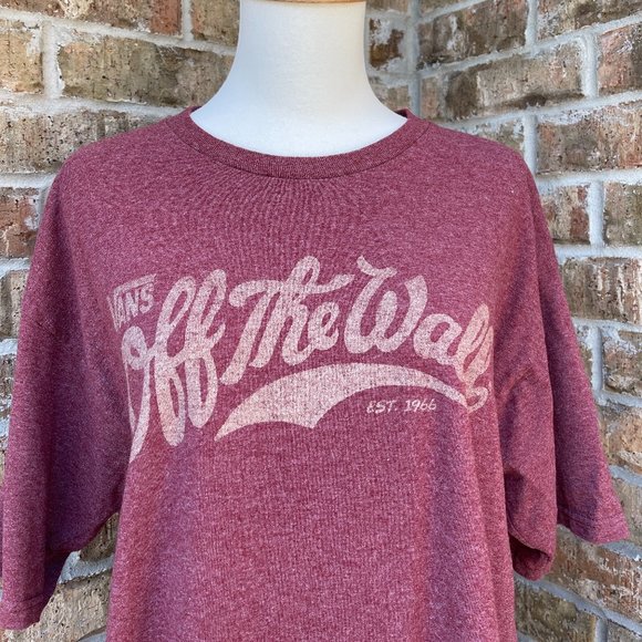 Vans Off The Wall tee Sz L - Picture 1 of 3